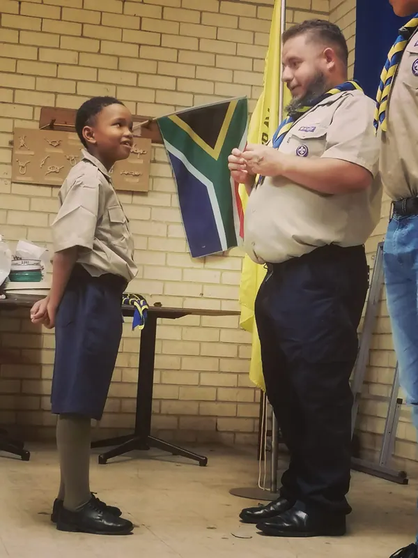 Cub investitures, photo 7