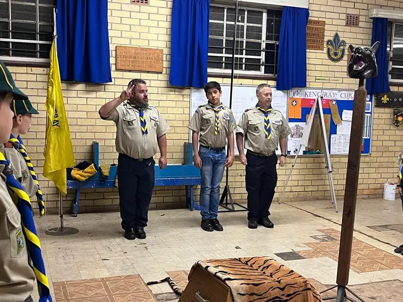 Cub investitures, photo 20
