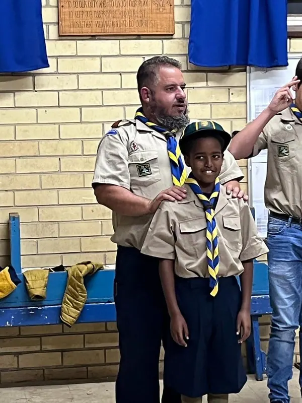 Cub investitures, photo 22