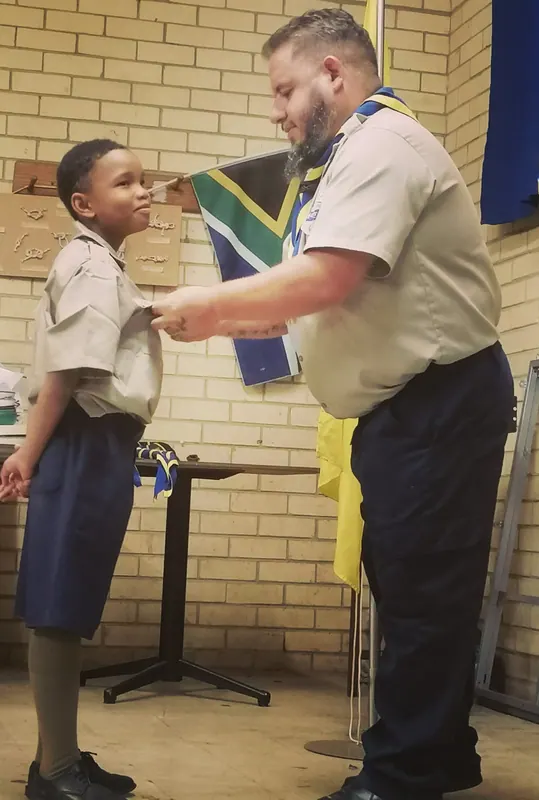 Cub investitures, photo 34