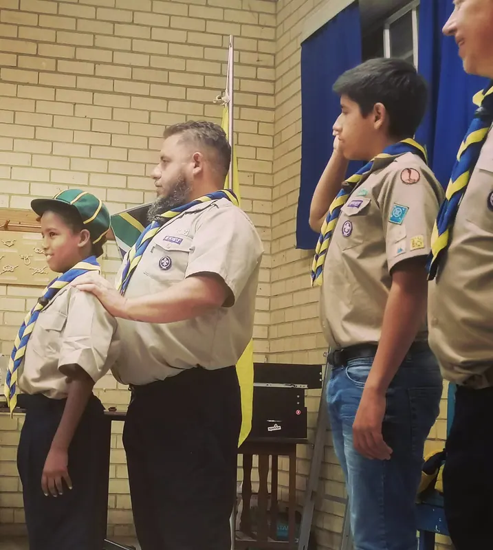Cub investitures, photo 37