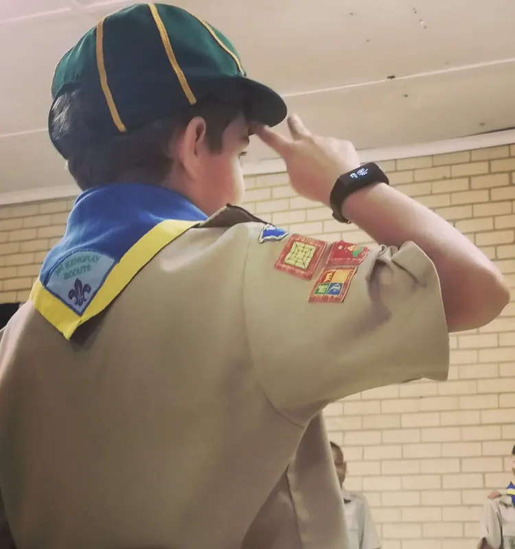 Cub investitures, photo 38