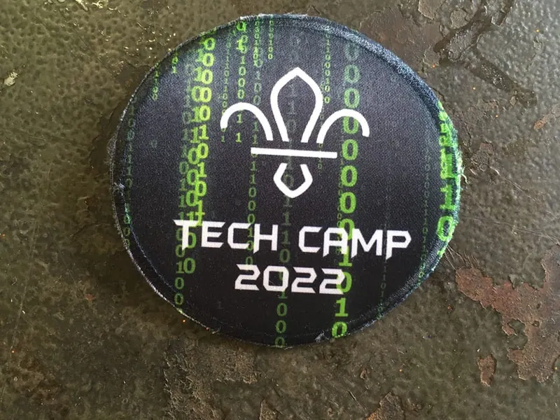 The Tech Camp badge designed by our scouts, photo 1