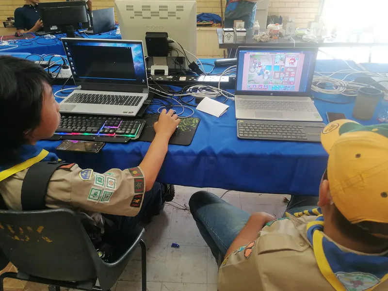 The Tech Camp badge designed by our scouts, photo 4