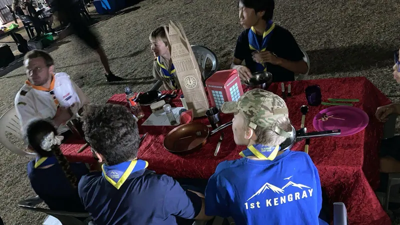 District competition: Eagles and Cobras patrols, photo 17