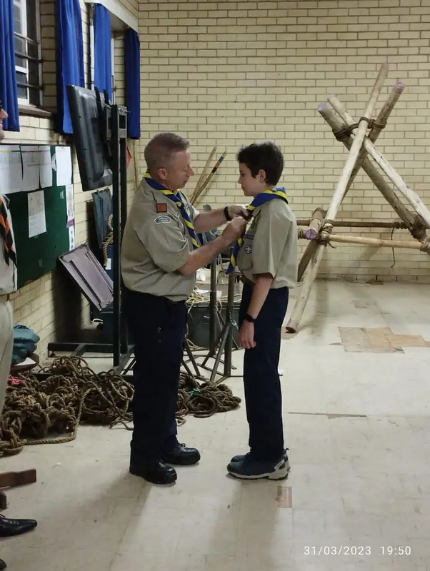 New cubs and scouts invested, photo 5