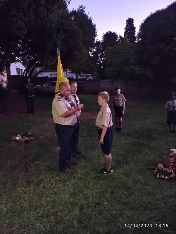 New cubs and scouts invested, photo 1