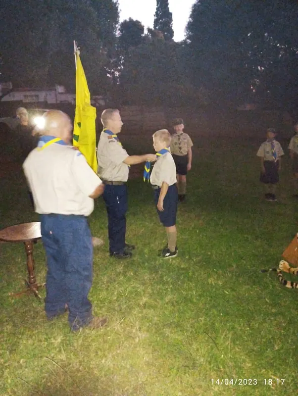 New cubs and scouts invested, photo 2