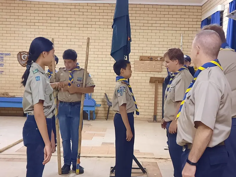 Welcome Joseph and Hannah Yen to the 1st Kengray scout troop, photo 7