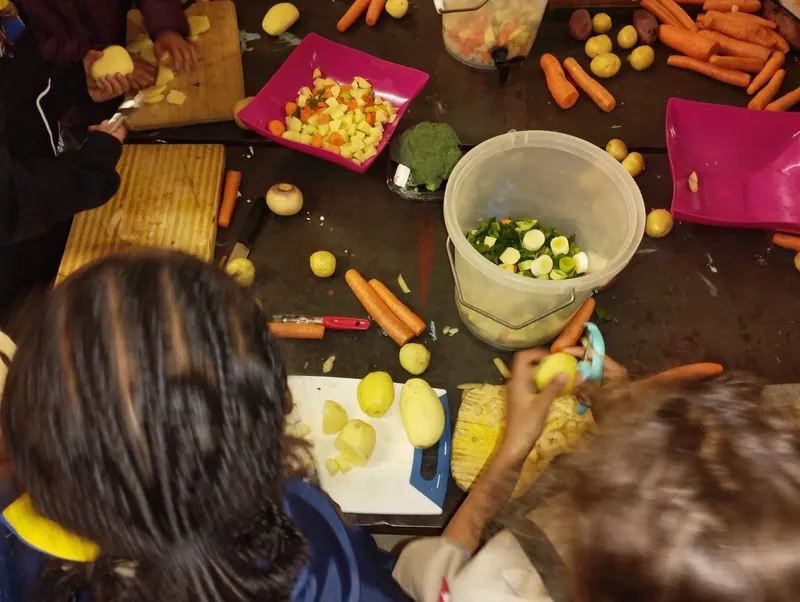 Cubs make soup for Kencare, photo 9