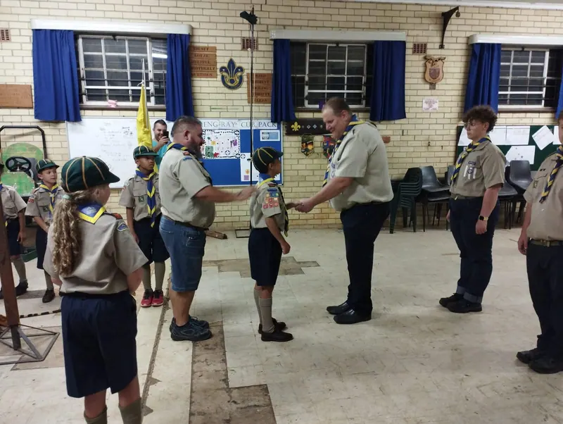 New cubs join and a cub moves up, photo 13