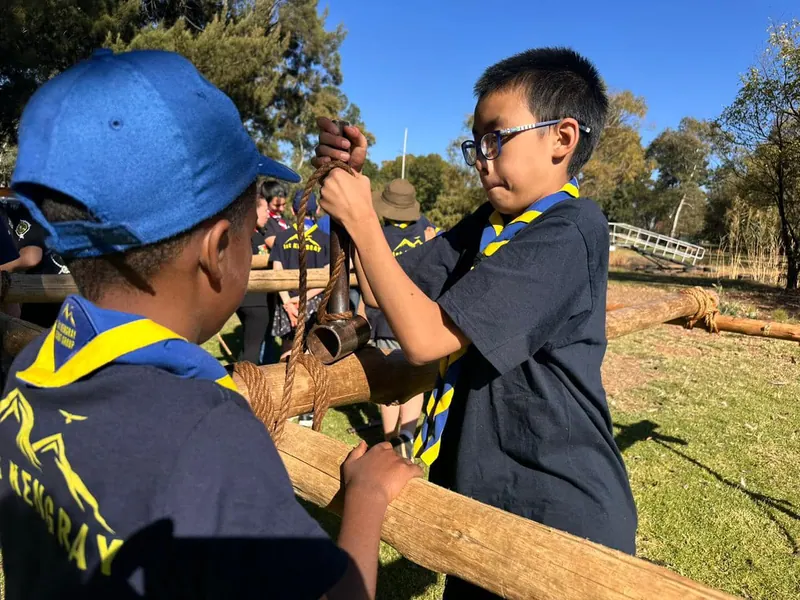 Raft building day with 1st Sao Jorge, photo 7