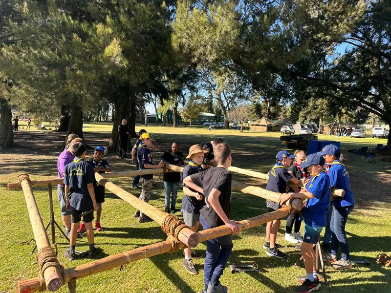 Raft building day with 1st Sao Jorge, photo 5