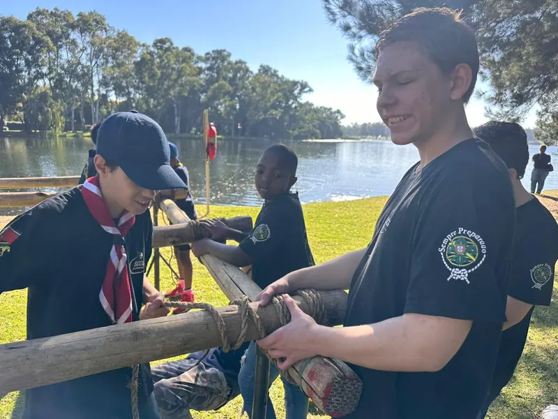 Raft building day with 1st Sao Jorge, photo 10