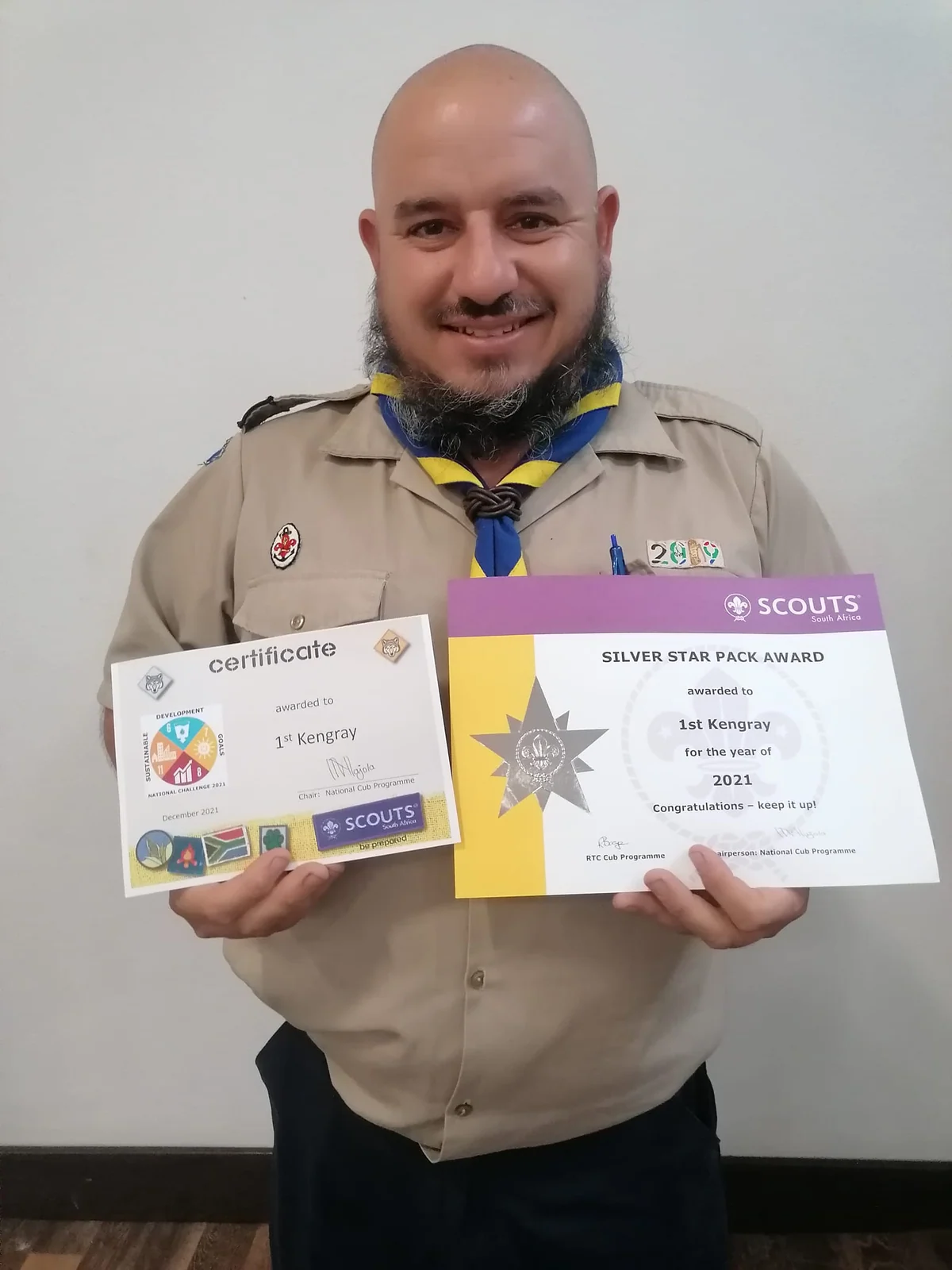 Silver Star Pack Award for our Cubs
