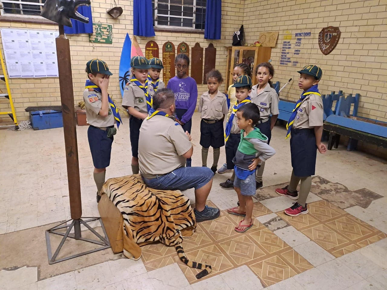 New cubs join and a cub moves up